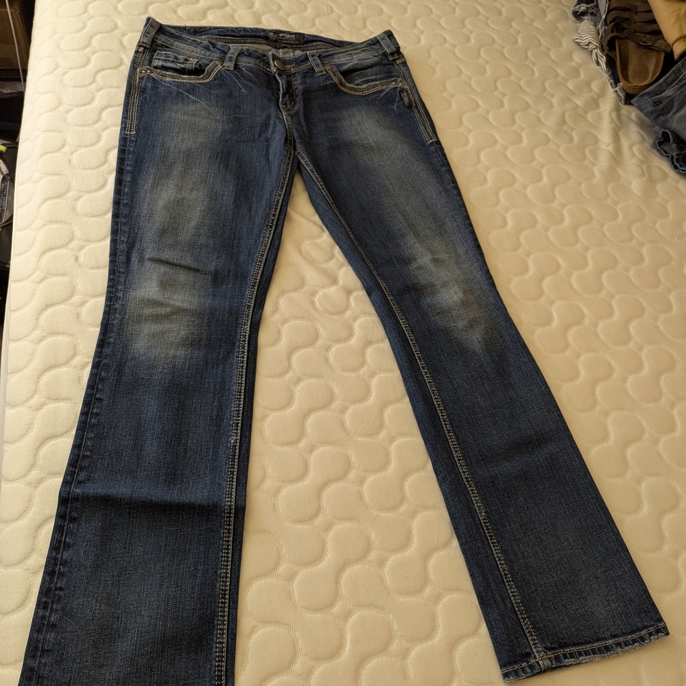 Silver Aiko Bootcut 31x32 Jeans